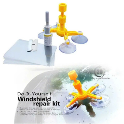 Keo Dán Kính xóa vết Nứt kính Chắn Gió Xe Hơi đủ phụ kiện