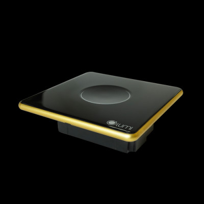 Công tắc cảm ứng Lumi, Kính lõm viền vàng, Hàng chính hãng