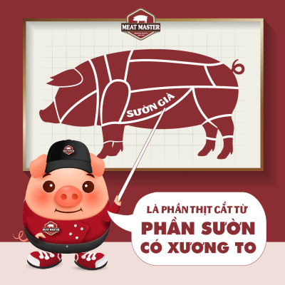 Sườn già heo Meat Master ( 400G )- Giao nhanh