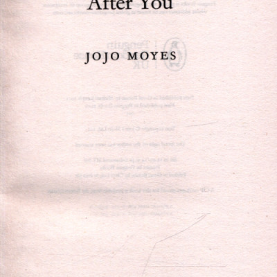 Tiểu thuyết tiếng Anh: After You