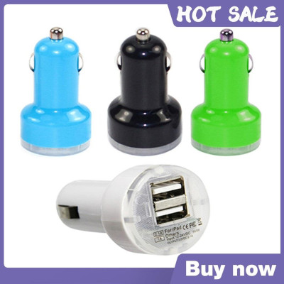Cóc sạc điện thoại 2 cổng USB 5V 2.1A / 1A cho xe ô tô