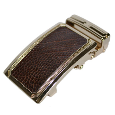 HP9416 - Đầu khóa da đà điểu Huy Hoàng 4 phân đầu vàng màu nâu đỏ