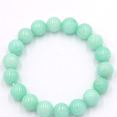 Vòng đeo tay ngọc bích xanh 10 ly 18 hạt