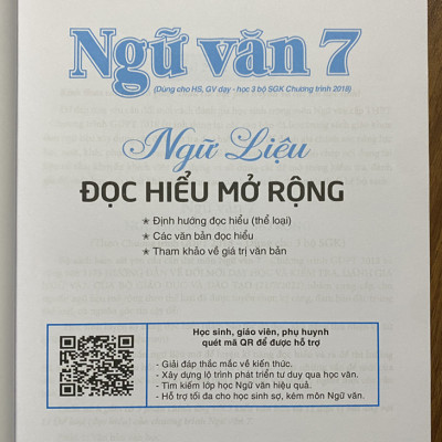 Ngữ văn 7 - Ngữ liệu đọc hiểu mở rộng