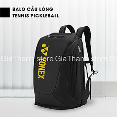Balo cầu lông, tennis mẫu MEX92012 chống thấm nước Full da PU túi pickleball nhiều màu Có nệm lưng, dung tích lớn 50*35*20cm