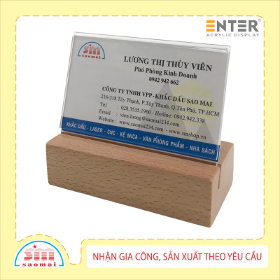 Đế gỗ Enter FG-09 30x30x25mm
