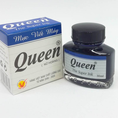 Mực Viết Máy Queen - Mực Xanh
