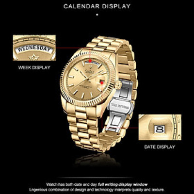 Đồng Hồ Nam Cadisen C8215M3 Chính Hãng Full Box Chống Nước Kính Chống Xước Dây Thép BH 2 Năm Máy Cơ