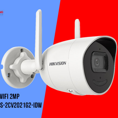 Camera Wifi  Ngoài Trời HIKVISION DS-2CD2021G1-IDW1 2MP Chống Nước - Hàng Chính Hãng