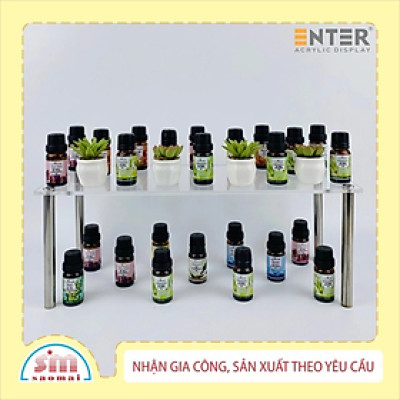 Kệ trưng bày mica Enter TBNS16 38x15x15cm liên kết bulon