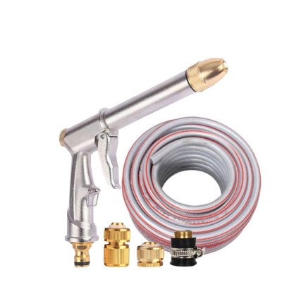 Bộ vòi phun  rửa xe tưới cây tăng áp thông minh 206810 đầu đồng,cút đồng