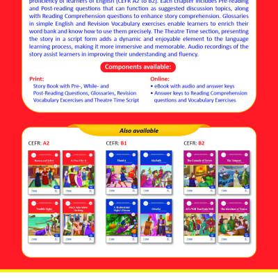 Combo truyện đọc Shakespeare Graded Readers - CEFR A2