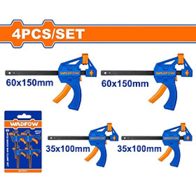BỘ 4 THANH KẸP NHANH WCZ4E21 WADFOW - HÀNG CHÍNH HÃNG