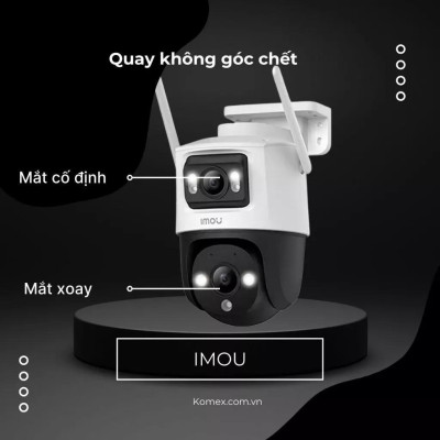 Camera Wifi 2 Mắt Kép Ngoài Trời IMOU S7XP / S7XEP / S7XFP xoay 360 độ, Cruiser Dual Đàm Thoại 2 Chiều - TRANGIATELECOM Hàng chính hãƞg Hàng nhập khẩu