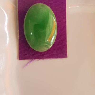 Mặt Lắc Tay Oval Xanh ngọc lớn vừa Dài 34mm x ngang 24mm x dầy 3mm Chất liệu đá ngọc cẩm thạch xanh ngọc bóng tự nhiên đẹp Nữ lên lắc tay vàng đeo đẹp sang lắm món quà tặng Mẹ, tặng vợ người thân yêu ý nghĩa ạ
