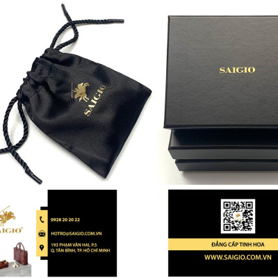 Ví Nam Cao Cấp, Da Bò NAPA Láng Mịn In Caro, Mỏng Nhẹ, Size Lớn, Thiết Kế Đơn Giản - Sang Trọng, Dáng Ngang - Gập 2, Ngăn Đựng Tiền Có Khóa Kéo, Nhiều Ngăn Để Giấy Tờ Tiện Dụng - Hàng Chính Hãng SAIGIO