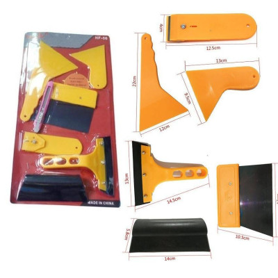 Bộ 7 món dụng cụ,tấm,miếng,hỗ trợ,dao nhựa hỗ trợ dán phim Tặng 1 thanh ghi số điện thoại trên ô tô