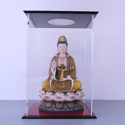 Hộp mica Enter BOX203 40x40x60cm mica dày 5mm, đế đen 10mm, đèn led