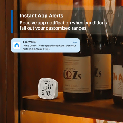 Thiết Bị Đo Nhiệt Độ & Độ Ẩm Thông Minh TP-Link Tapo T315 - Màn hình E-Ink 2.7", Đo chính xác cao, Cần Hub Tapo - HÀNG CHÍNH HÃNG