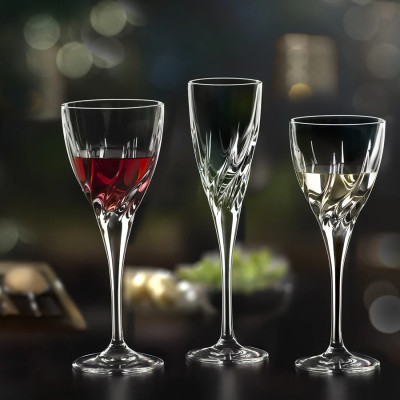 Ly Rượu Vang Thuỷ Tinh Pha Lê Ý RCR - Trix Champagne Flute 130ml