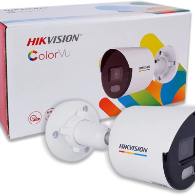 Camera IP COLORVU Lite HIKVISION DS-2CD1047G0-LUF 4MP, có màu ban đêm, tích hợp mic thu âm - Hàng chính hãng