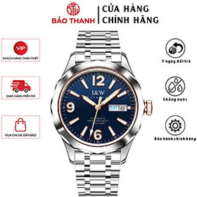 Đồng Hồ Nam I&W Carnival 550G1 Chính Hãng Full Box Chống Nước Kính Chống Xước Dây Thép Cao Cấp BH24T (Máy Cơ Tự Động)