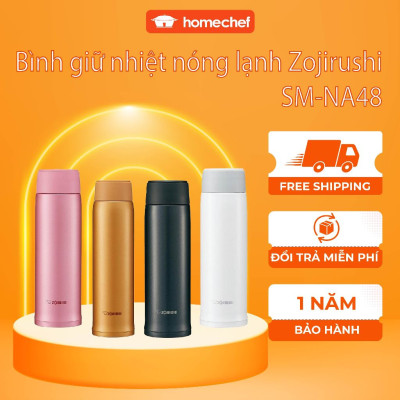 Bình giữ nhiệt nóng-lạnh Zojirushi 480ml SM-NA48, sản xuất tại Thái Lan, bảo hành giữ nhiệt 1 năm