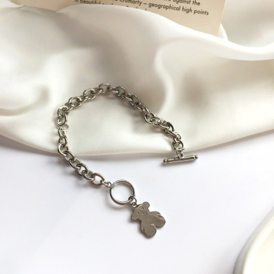 Vòng tay lắc tay gấu đẹp thời trang xu hướng unisex cá tính