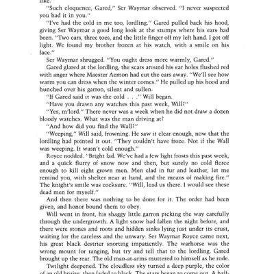 A Song Of Ice And Fire 1: A Game Of Thrones