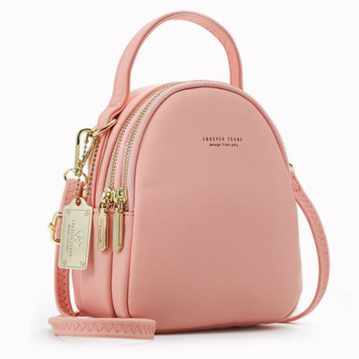 Balo Nữ Mini Thời Trang FORVER YOUNG Da Mềm Nhiều Ngăn, Siêu Tiện Dụng. Balo Mini Phong Cách Thời Trang Hàn Quốc, Trẻ Trung, Cá Tính