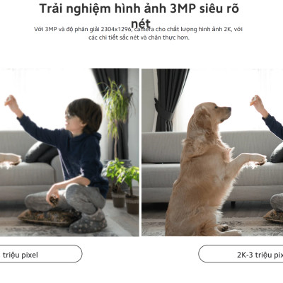 Camera 360° Xiaomi - Hàng chính hãng - Camera quan sát Mi 360° 1080P Mi Home Security có đèn hồng ngoại, kết nối wifi