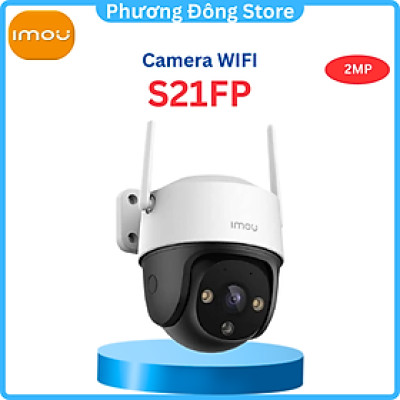 Camera WIFI ngoài trời IMOU S21FP, S41FP có màu ban đêm, xoay 360 độ - Hàng chính hãng