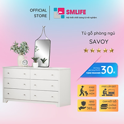 Tủ đựng quần áo phòng ngủ SMLIFE Savoy