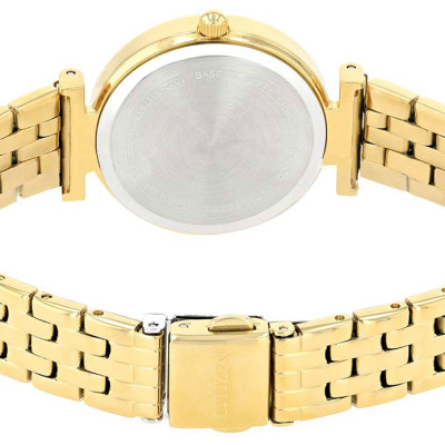 Đồng Hồ Nữ Citizen Đính Đá Swarovski Dây Thép Không Gỉ ER0212-50Y - Mặt Xà Cừ