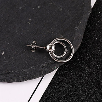 Khuyên tai bông tai titan thép đinh nhọn cá tính Hàn Quốc