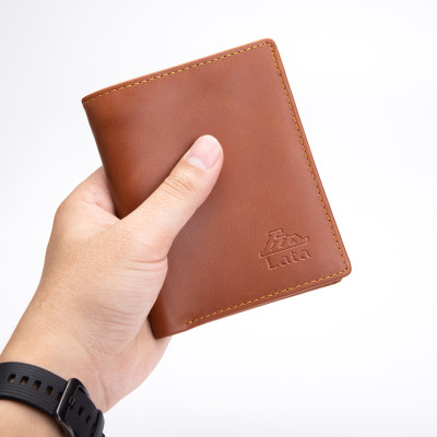 Ví nam da bò Lata ( Thời trang nam - Ví da thật LVN59 )