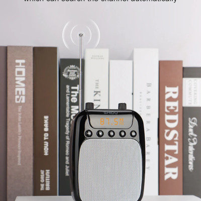 Tặng Kèm Micro Không Dây Trị Giá 199K - Loa Trợ Giảng Có Dây Shidu SD-S358 Công Suất Loa 10W Kết Nối Bluetooth,FM, Dung Lượng Pin 2500mAh Sử Dụng Lên Tới 15h. SHIDU S358 10W Wireless Mini Amplifier Meeting Guide Headset Micro Wireless - Hàng Chính Hãng