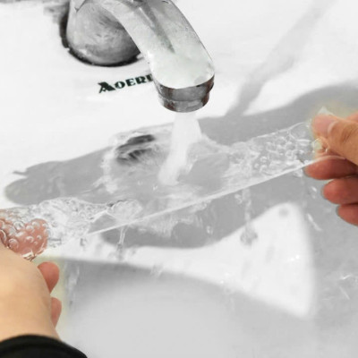 Cuộn băng keo trong suốt đa năng dán siêu dính trên mọi bề mặt, keo nano 2 mặt chống thấm tiện lợi dài 3cmx5m Cuộn keo chống thấm nhà bếp trong suốt