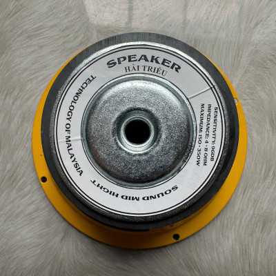 CỦ LOA TRUNG HỞ / BASS RỜI 16 HÀNG CHÍNH HÃNG HẢI TRIỀU GÂN CAO SU MÀN VÀNG (GIÁ 1 CÁI)