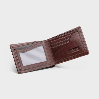 Ví nam da bò Lata ( Thời trang nam - Ví da thật LVN84 )