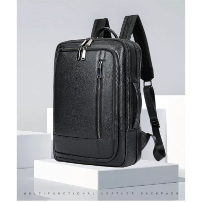 Balo nam da bò BAOHA LEATHER BHM2304 Ba lô laptop 16inch, thiết kế mới đa năng hơn