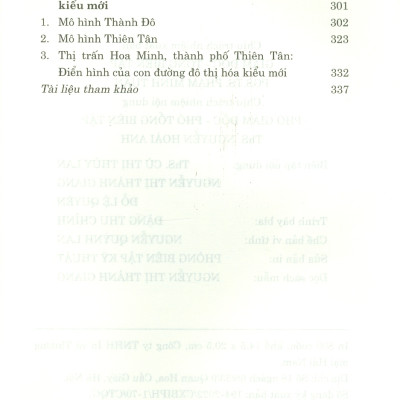 Chuyển Đổi Và Thúc Đẩy: Giải Mã Quá Trình Đô Thị Hóa Kiểu Mới Của Trung Quốc (Sách tham khảo)