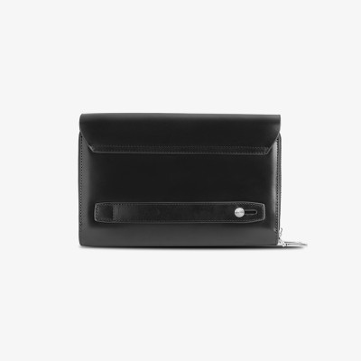 Ví cầm tay nam Gence da bò Box 2 khóa HT02