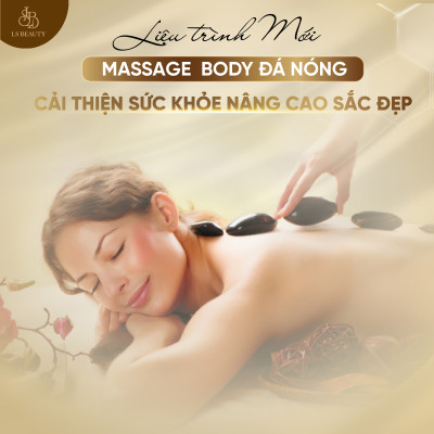 Dịch vụ massage body thư giãn với đá nóng