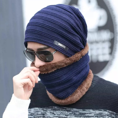Khăn choàng nam mũ len nam khăn quàng cổ nón len nam dona21121402 