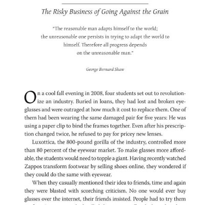 Originals: How Non-Conformists Move The World