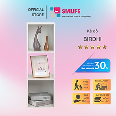 Kệ sách để sàn bằng gỗ công nghiệp MDF SMLIFE Birdhi