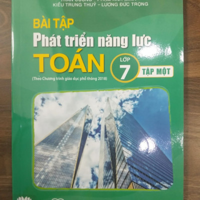 Sách - Bài tập phát triển năng lực Toán lớp 7 - tập 1 (Cánh diều PB1 )