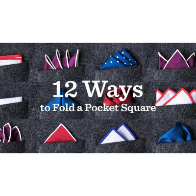 Khăn Cài Túi Áo Vest - Pocket Square - Phụ Kiện Cài Áo nâu họa tiết