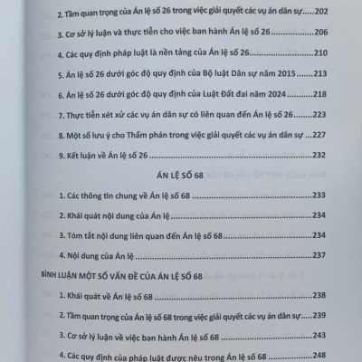 Bình luận các án lệ tranh chấp về đất đai – Góc nhìn từ thực tiễn xét xử của Thẩm phán (tập 1 và 2)